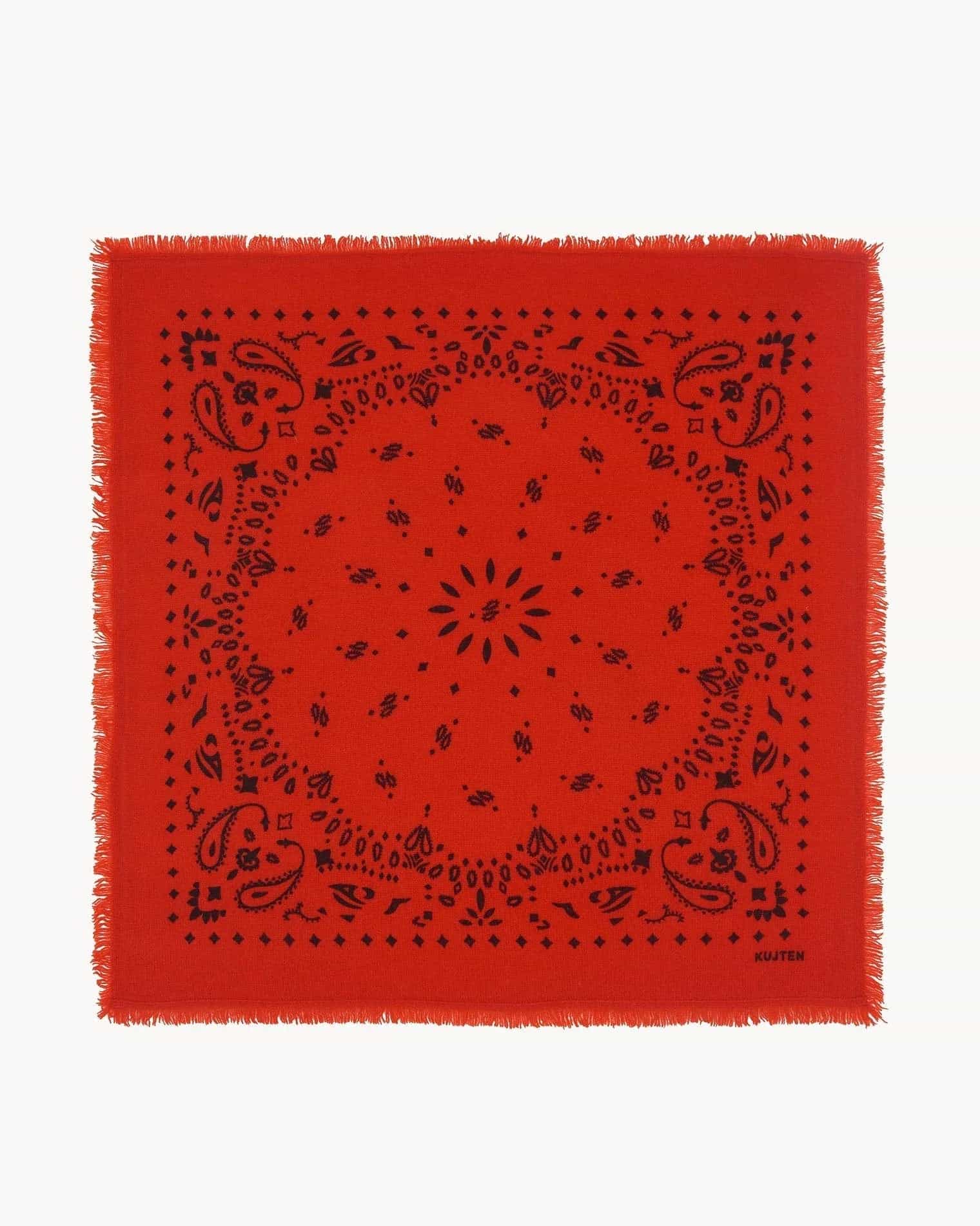Bandana Hachiko Kırmızı Turuncu - Bandana