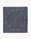 Büyük Bandana Hachiko Bico Flanel Gri - Bandana