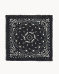 Büyük Bandana Hachiko Tüy Siyah - Beyaz - Bandana