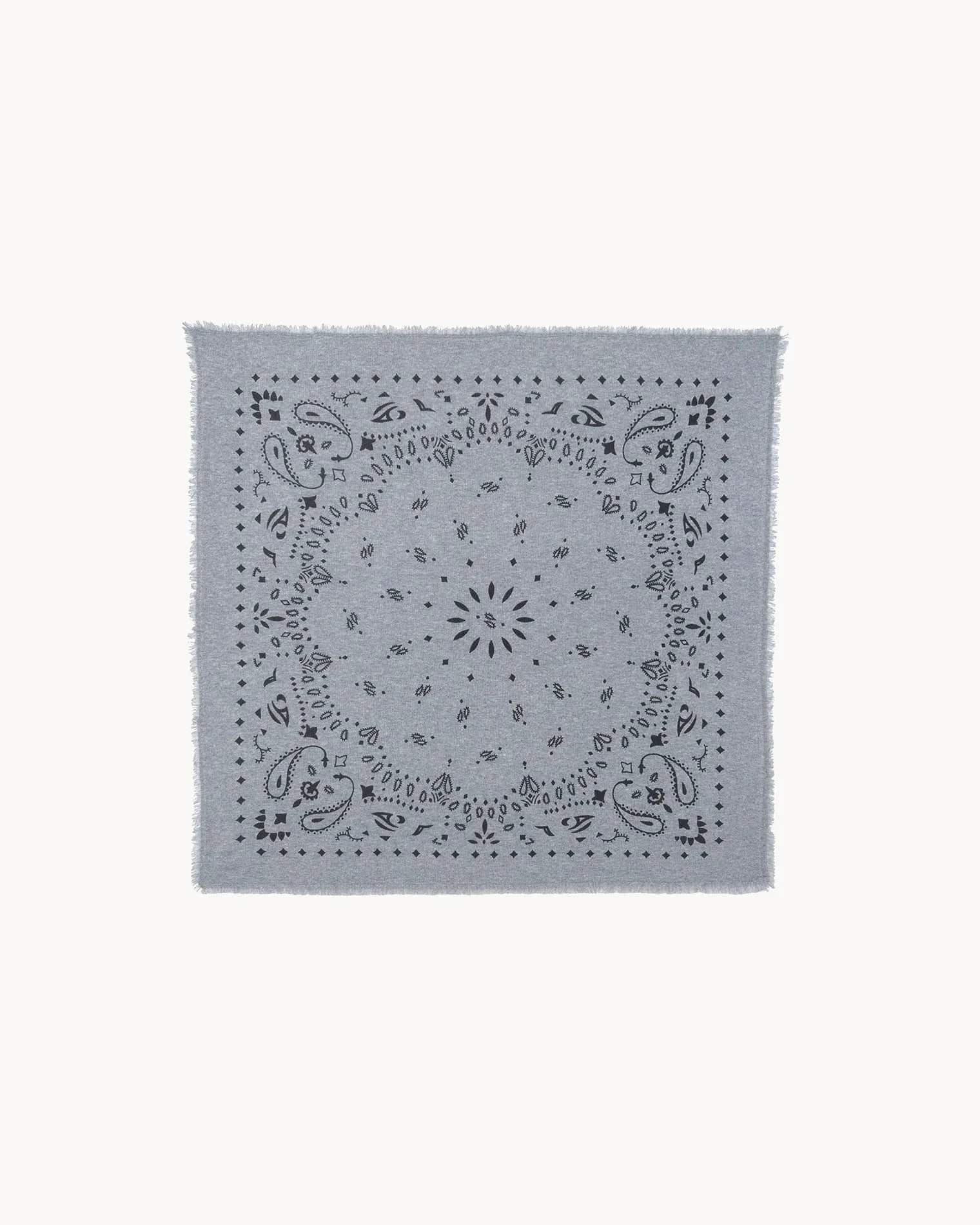 Küçük Bandana Hachi Marl Gri - Bandana