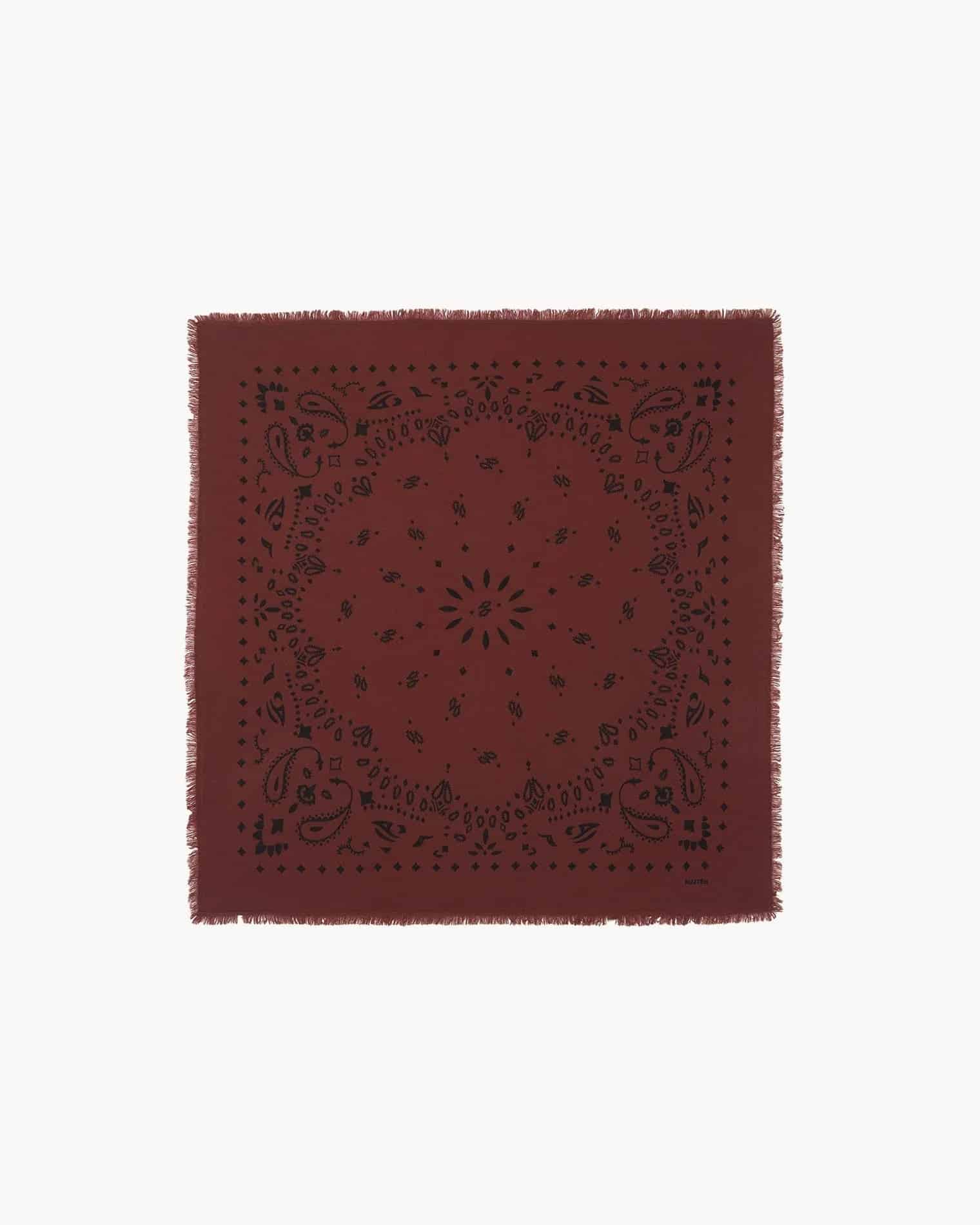 Küçük Bandana Hachi Dünya Bordo - Bandana