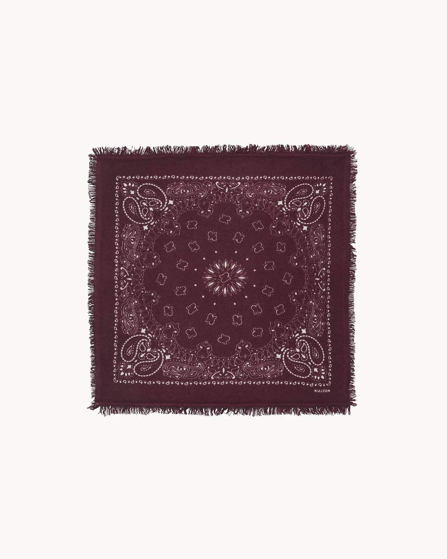 Küçük Bandana Hachi Bordo - Bandana
