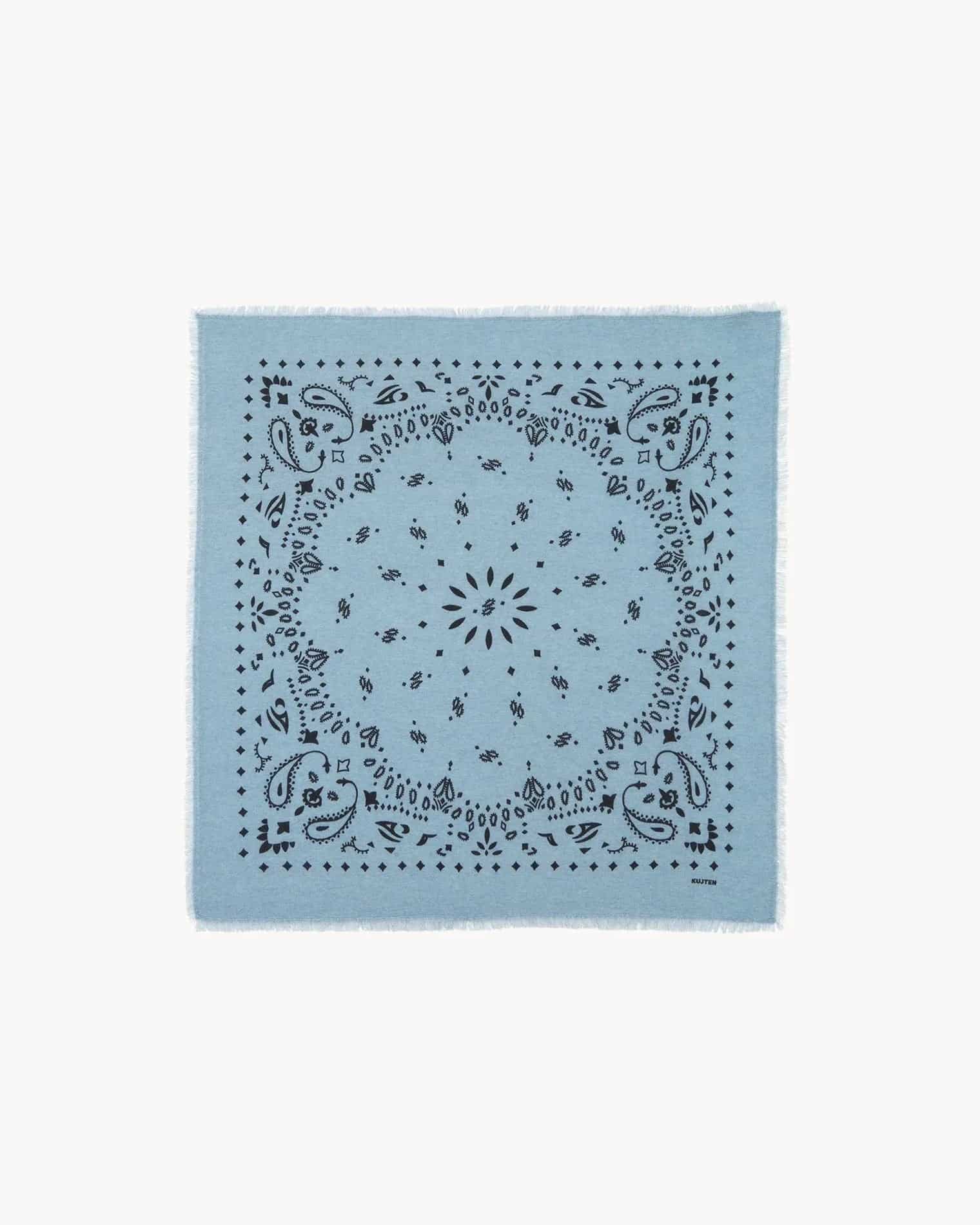Küçük Bandana Hachi Vintage Mavi - Bandana