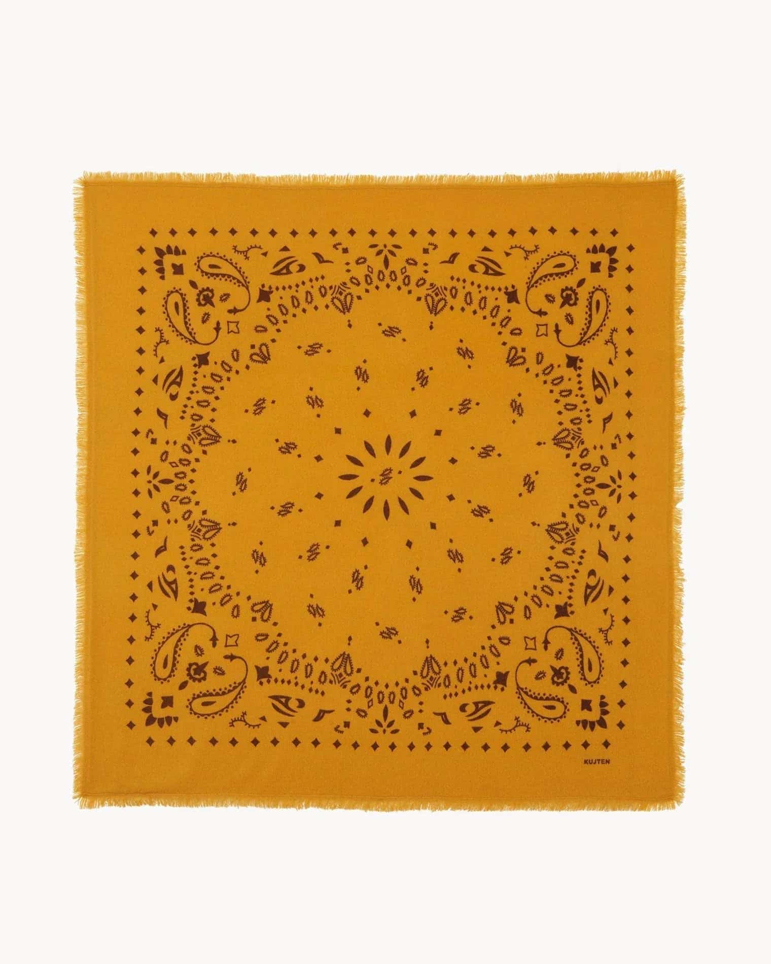 Bandana Hachiko Safron Sarısı - Bandana