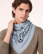 Bandana Hachiko Gök Esintisi Mavisi - Bandana
