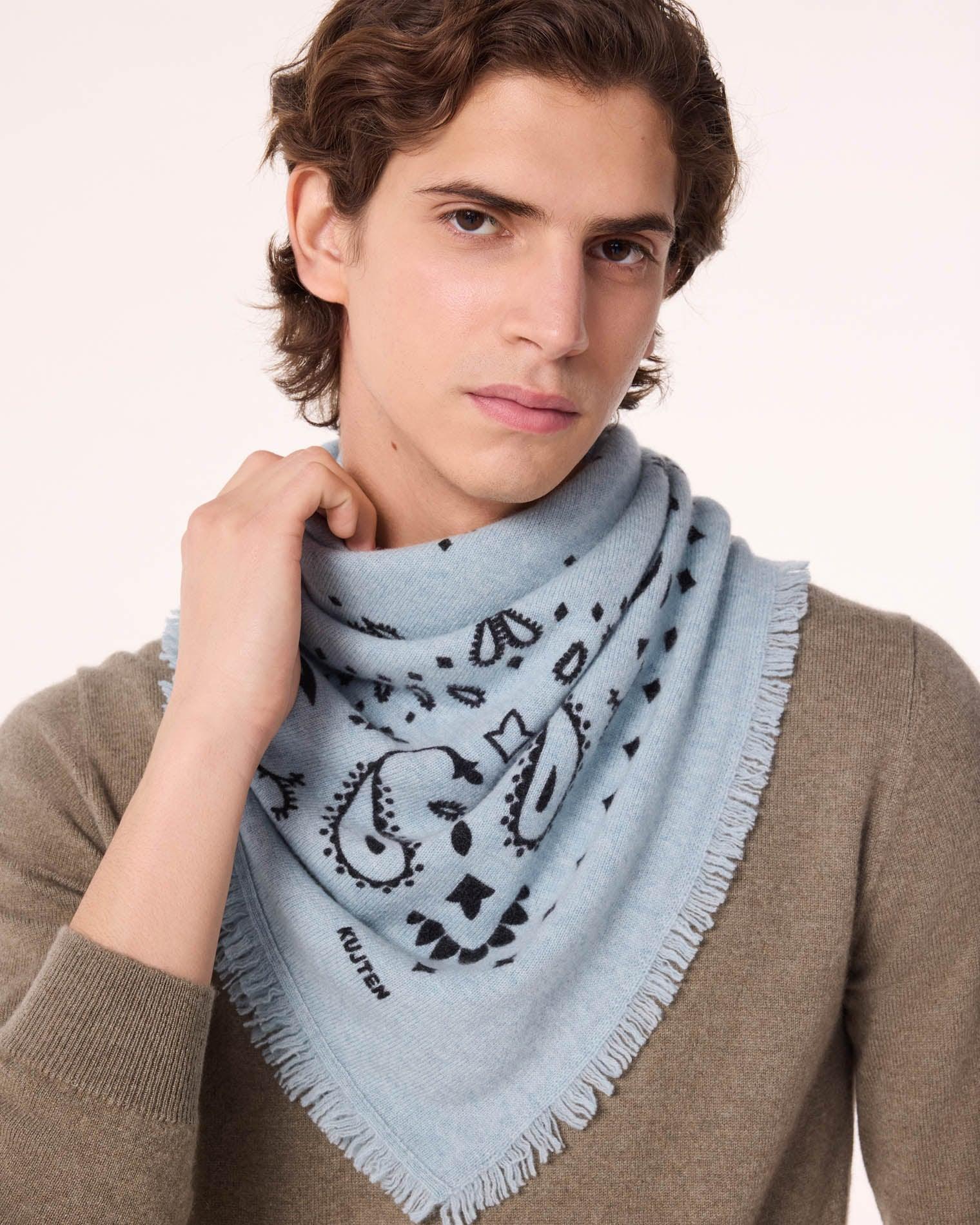 Bandana Hachiko Gök Esintisi Mavisi - Bandana