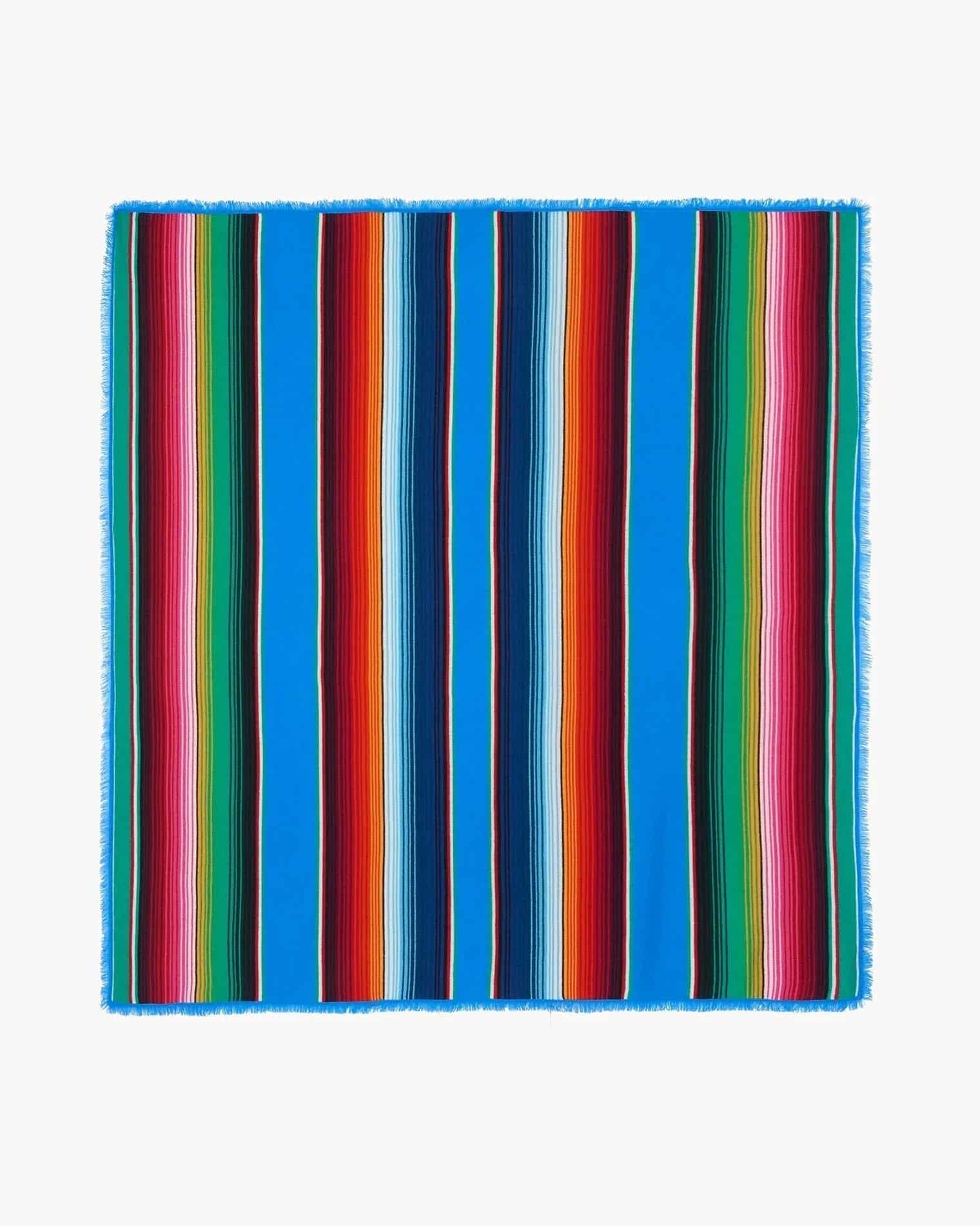 Bandana Hachiko Çizgili Mavi Kabalos - Bandana