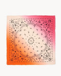 Bandana Hachiko Dip Dye Floresan Pembe - Bandana