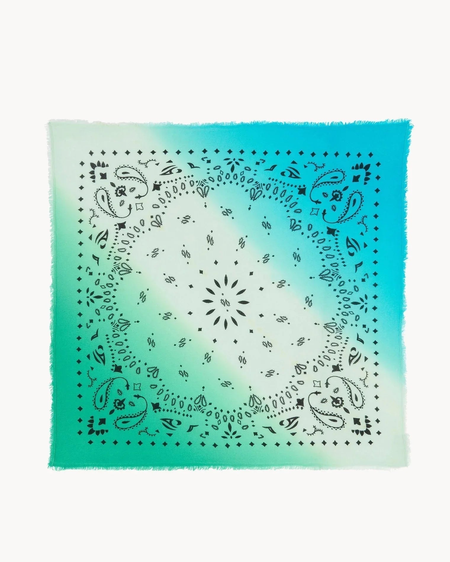 Bandana Hachiko Dip Boyalı Yeşim Yeşili - Bandana