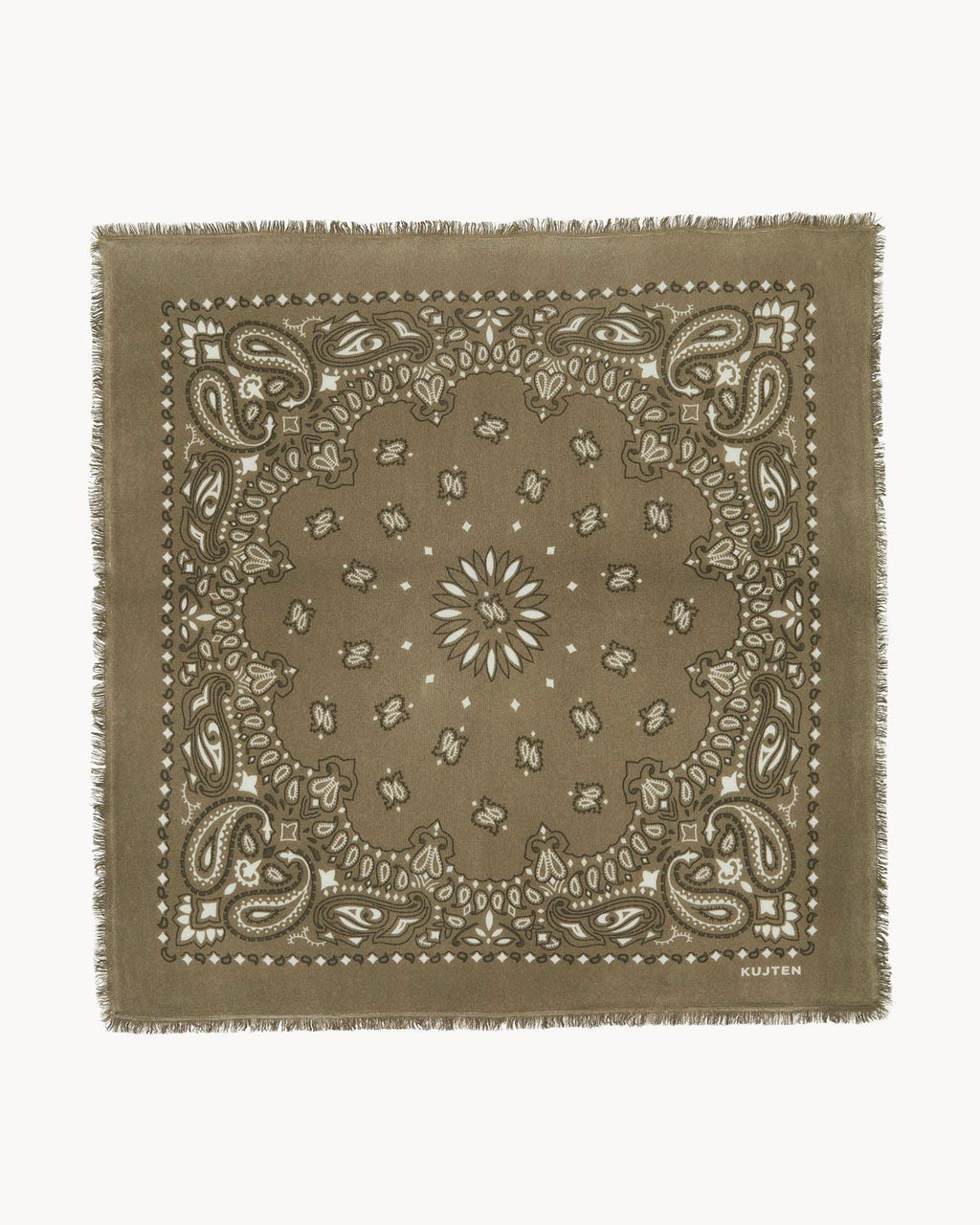 Büyük Bandana Hachiko Bico Marl Haki - Bandana