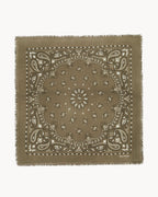 Büyük Bandana Hachiko Bico Marl Haki - Bandana