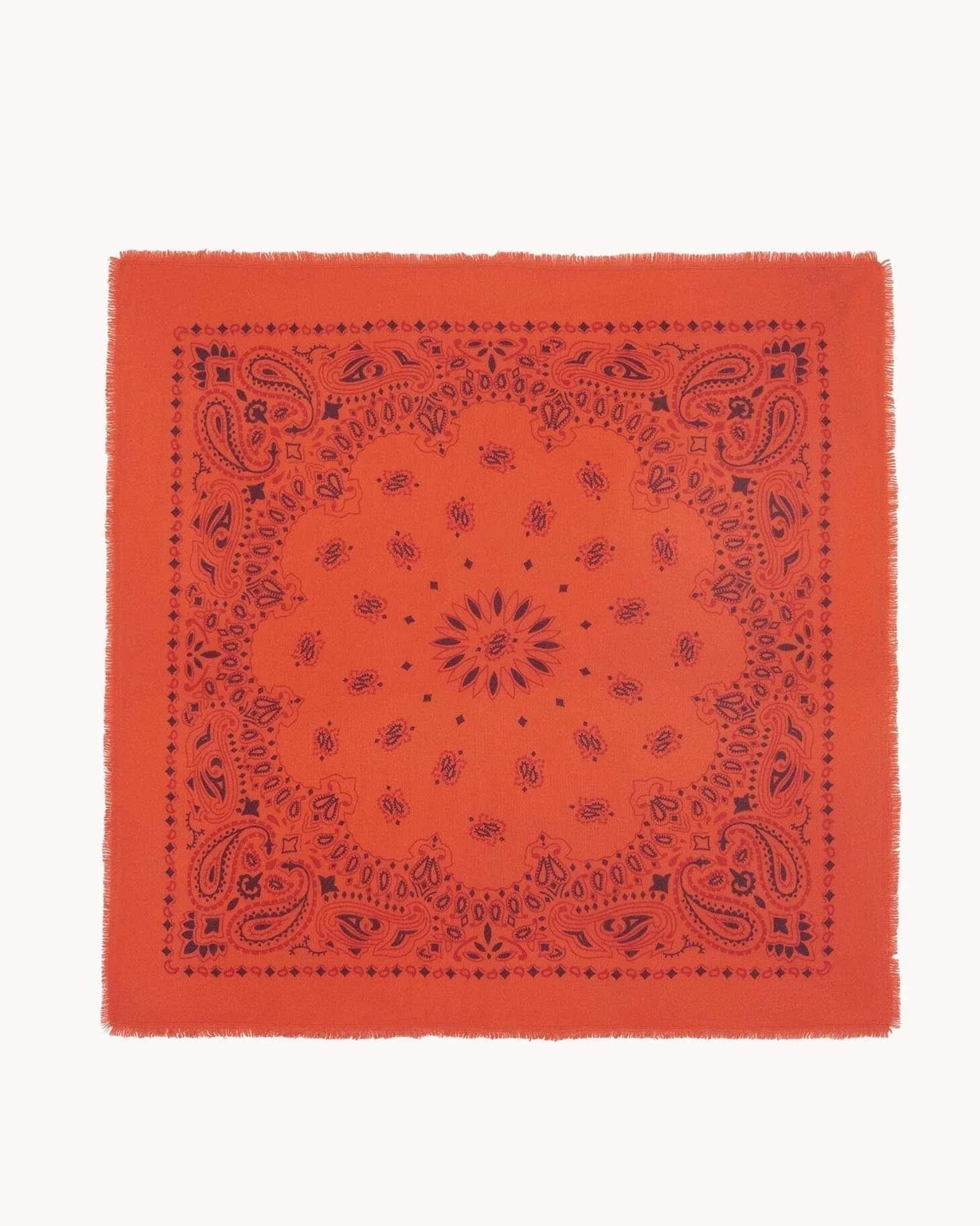 Büyük Bandana Hachiko Bico Hibiscus Turuncu - Bandana