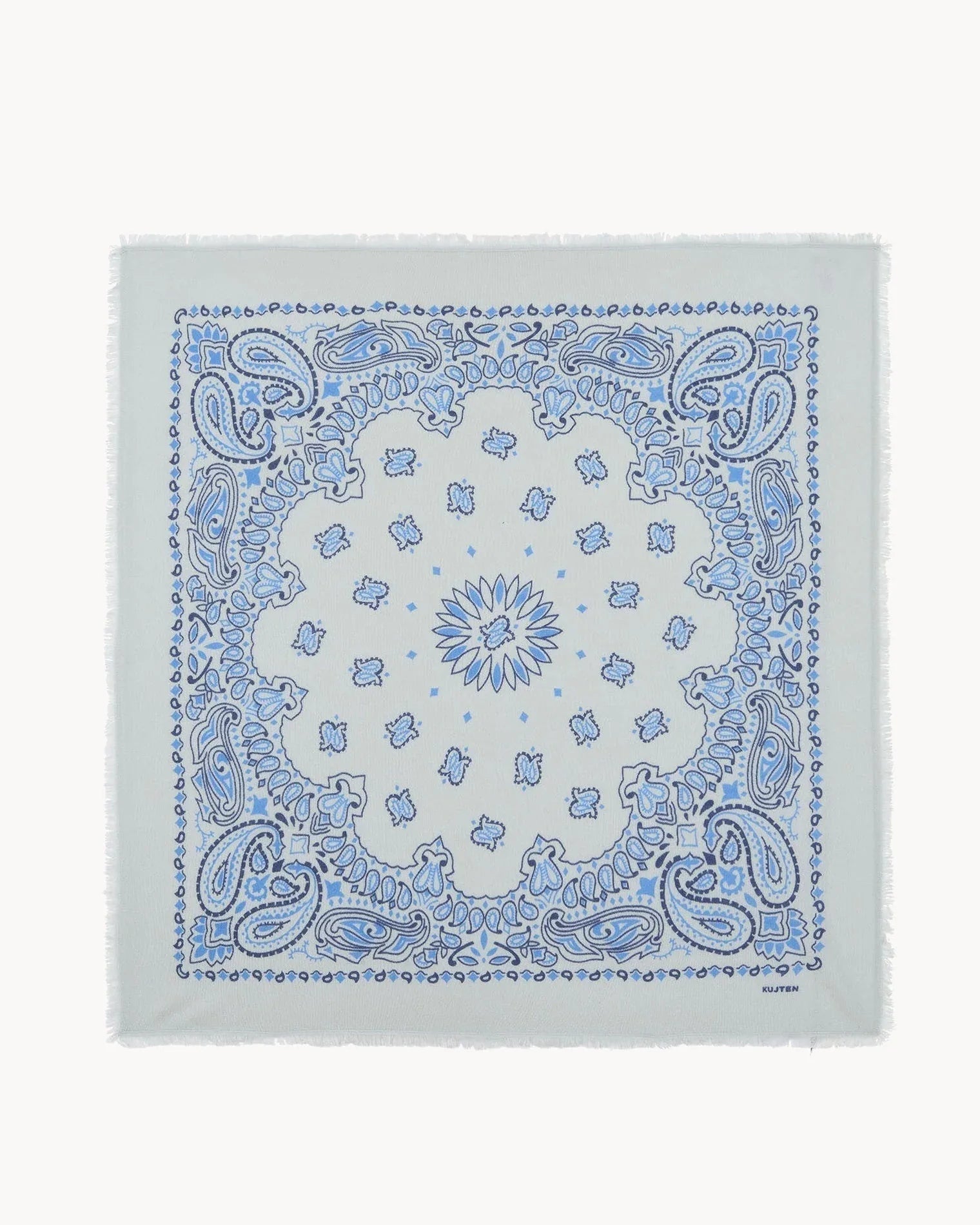 Büyük Bandana Hachiko Bico Gümüş Mavi - Bandana