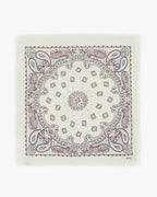 Büyük Bandana Hachiko Bico Beyaz, Bordo Sienna - Bandana