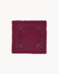 Küçük Bandana Hachi Bico Bordo Şarap Kırmızısı - Bandana