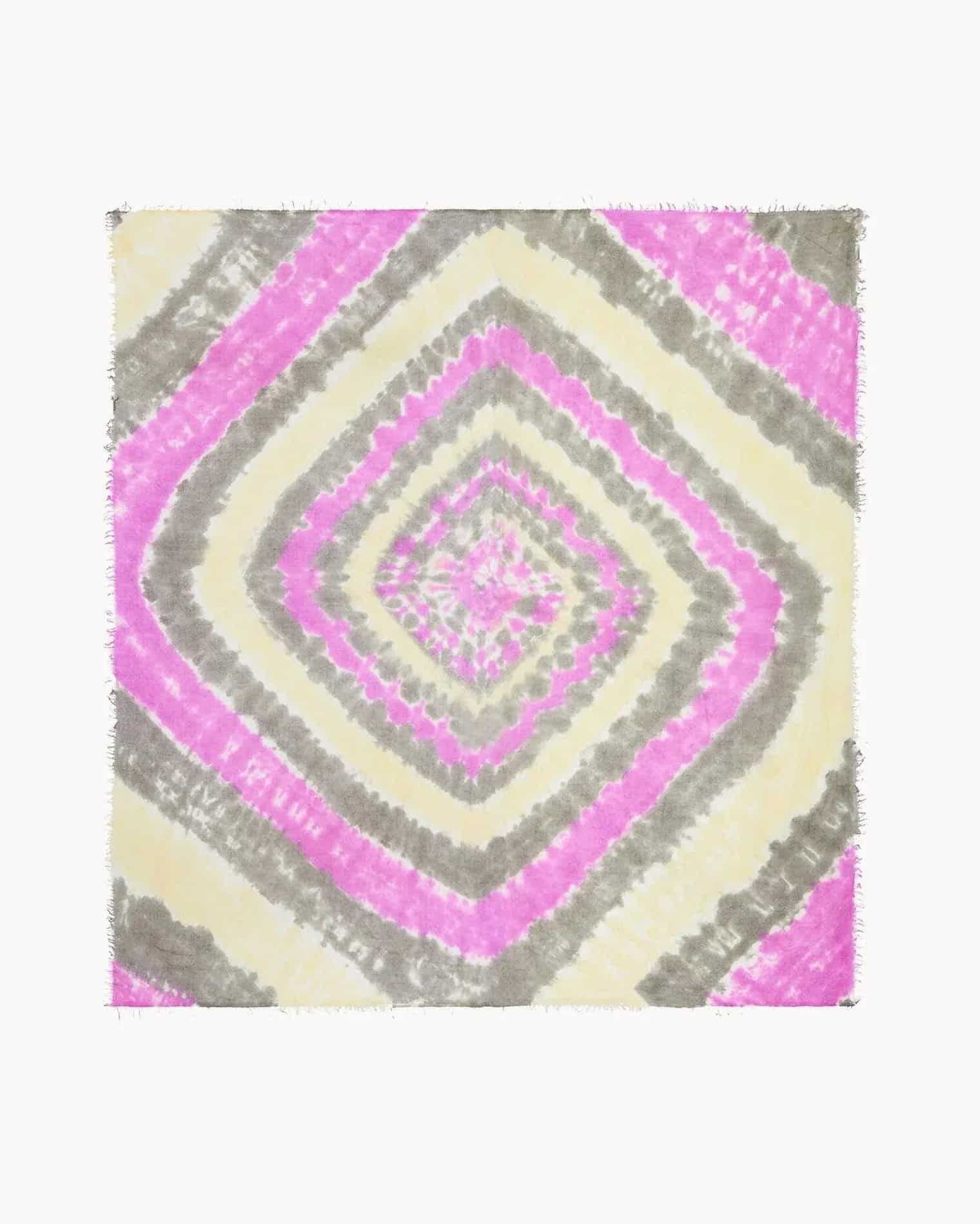 Çok Büyük Bandana Effy Sunny Haki Pembe - Bandana