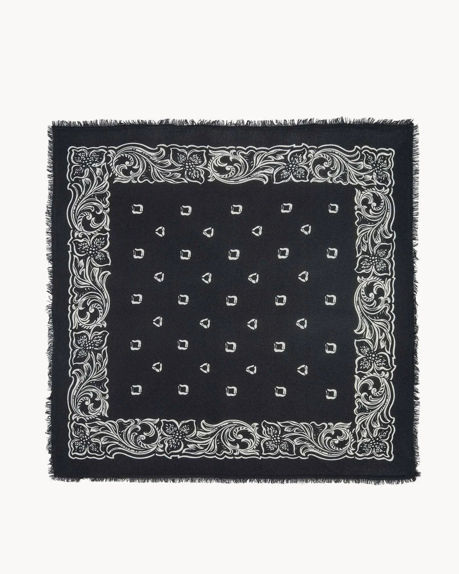 Büyük Hawai Siyah Bandana - Bandana