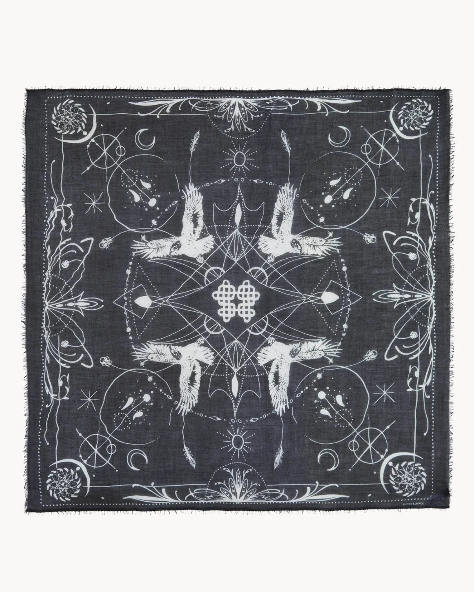 Büyük Bandana Ellis Siyah - Bandana