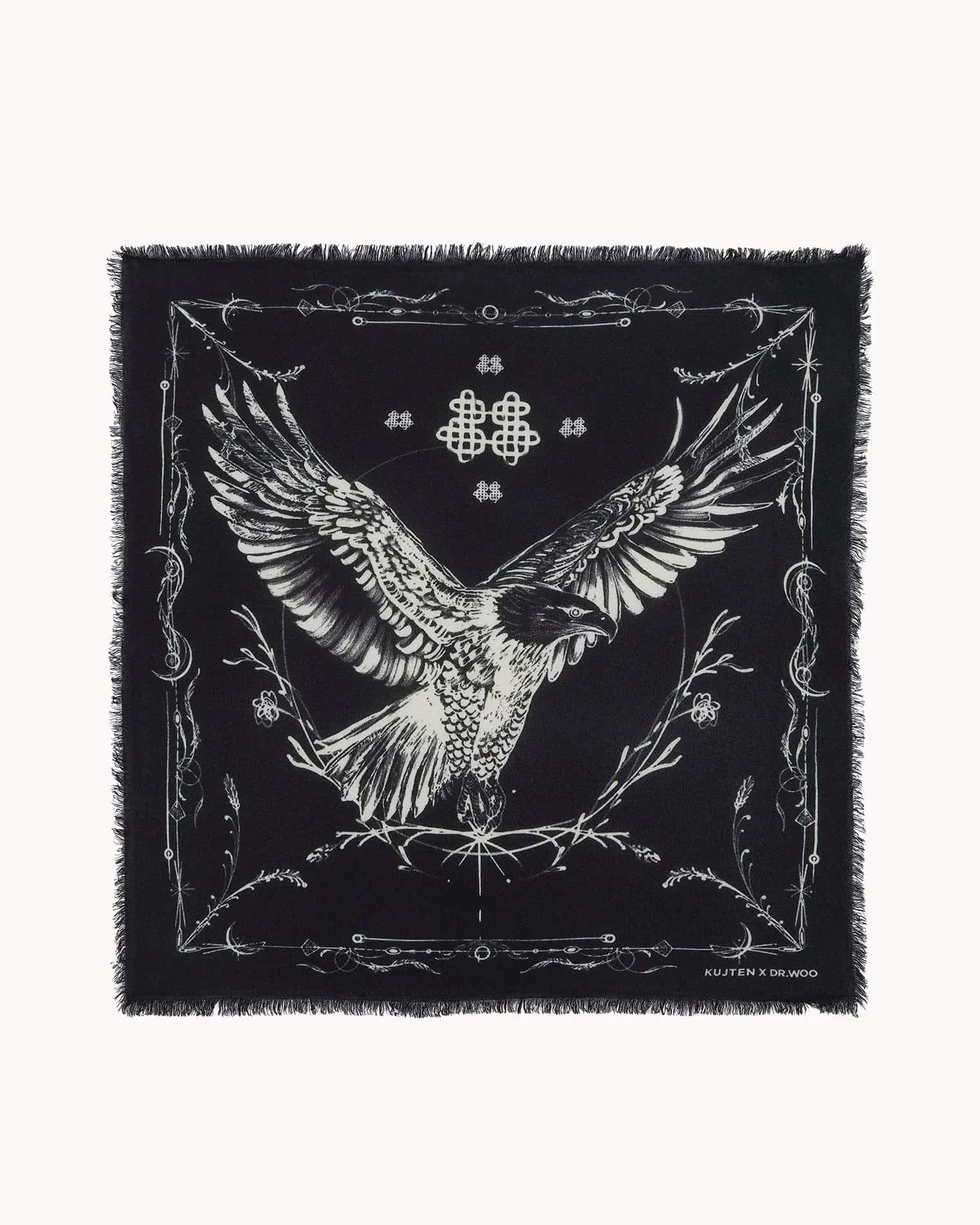 Büyük Bandana Washi Siyah - Bandana