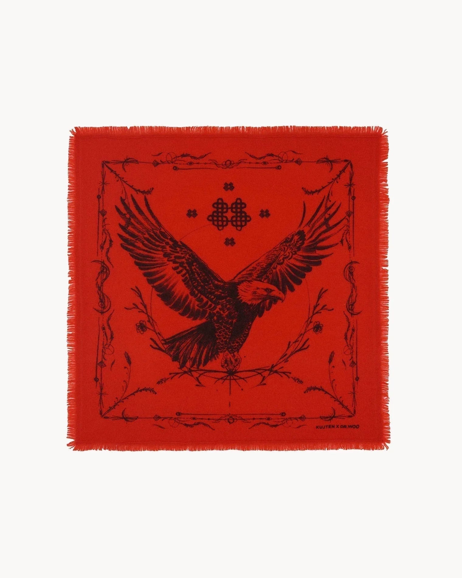 Küçük Bandana Hilo Kırmızı Turuncu - Bandana