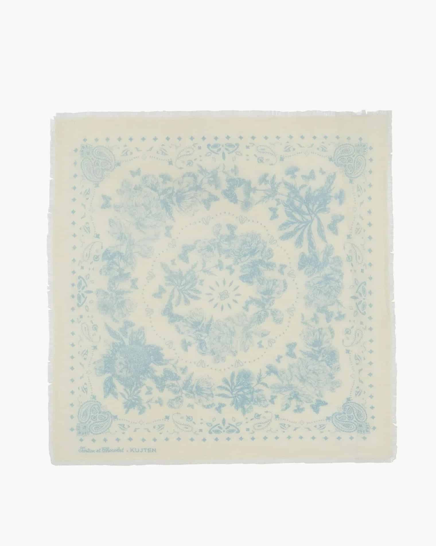 Büyük Bandana Camille Mavi - Bandana