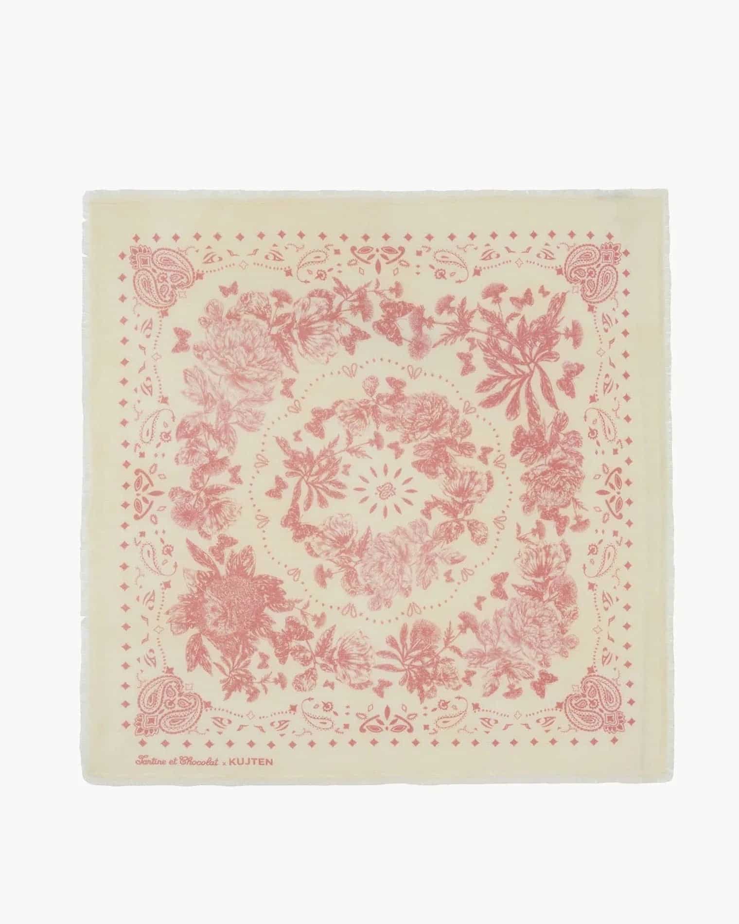 Büyük Bandana Camille Pembe - Bandana