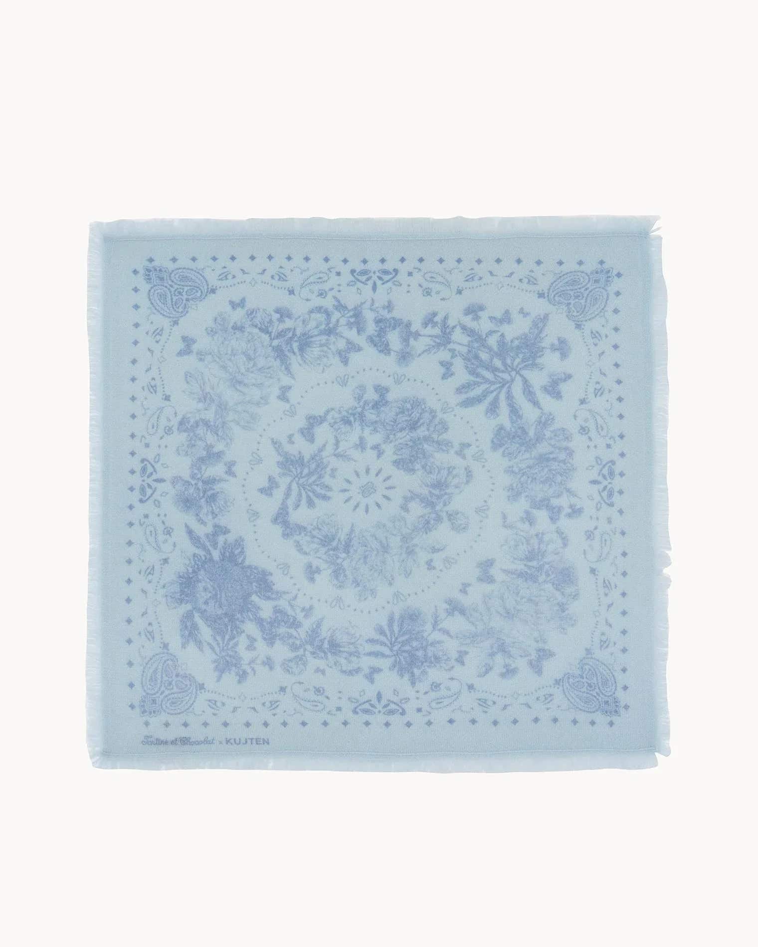 Küçük Bandana Camel Mavi - Bandana