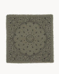 Large Bandana Hachiko Smiley Marl Haki - Bandana