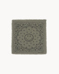 Küçük Bandana Hachi Smiley Marl Haki - Bandana