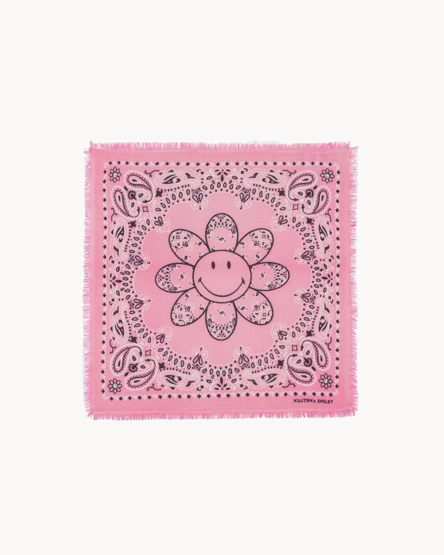 Bandana Hachi Bico Smiley Balonlu Sakız Pembesi - Bandana