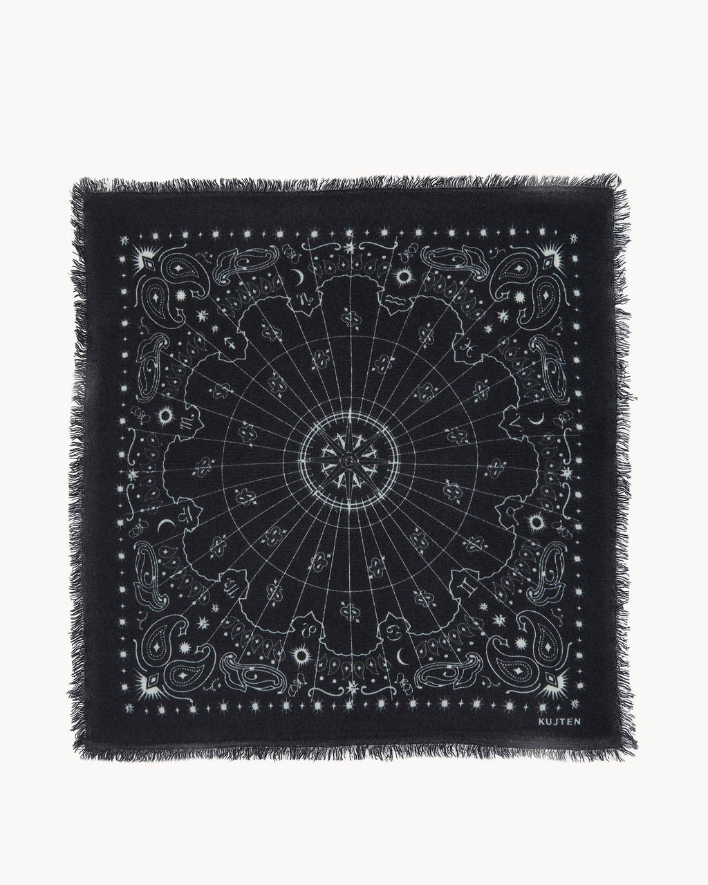 Ekstra Büyük Bandana Effy Astro Siyah - Bandana