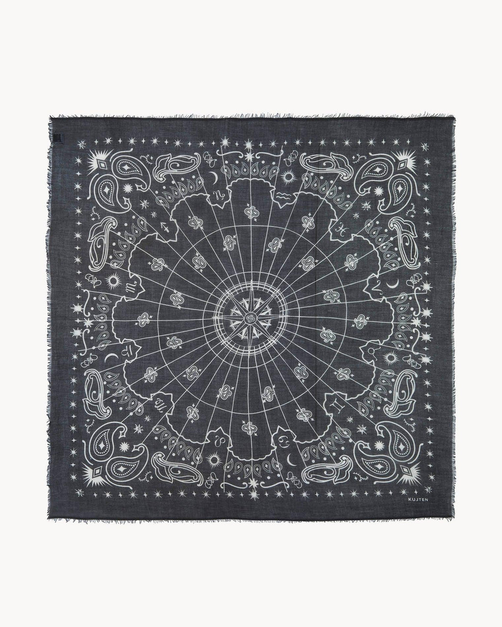 Ekstra Büyük Bandana Effy Astro Siyah - Bandana