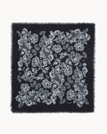 Büyük Bandana Hachiko Dantel Siyah - Beyaz - Bandana
