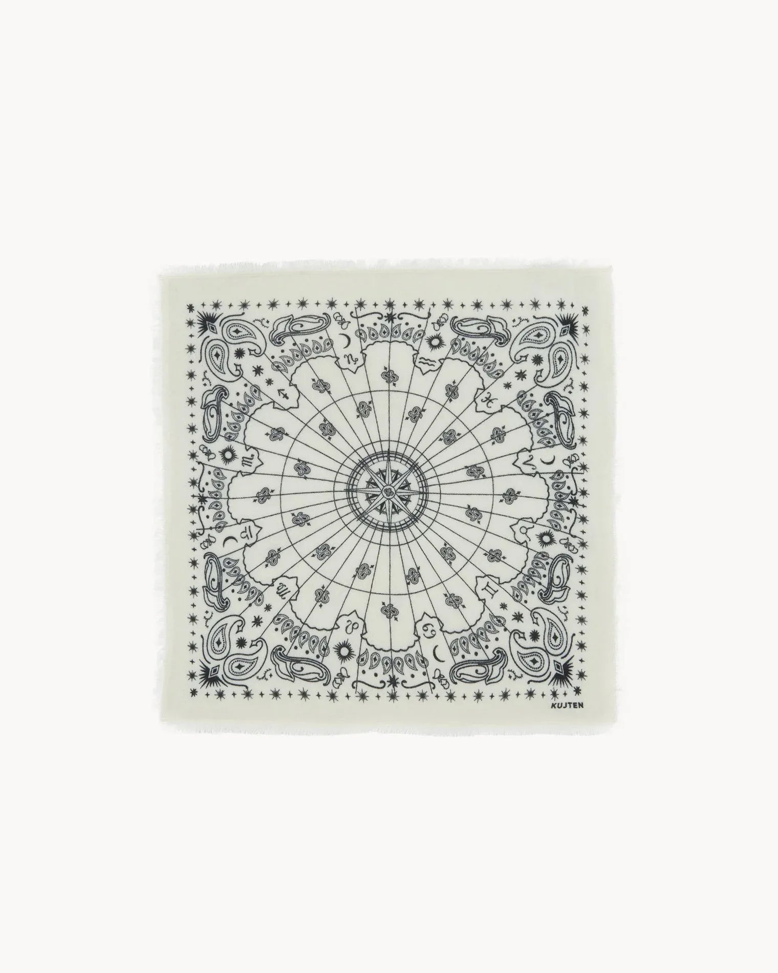 Küçük Bandana Hachi Astro Beyaz - Bandana