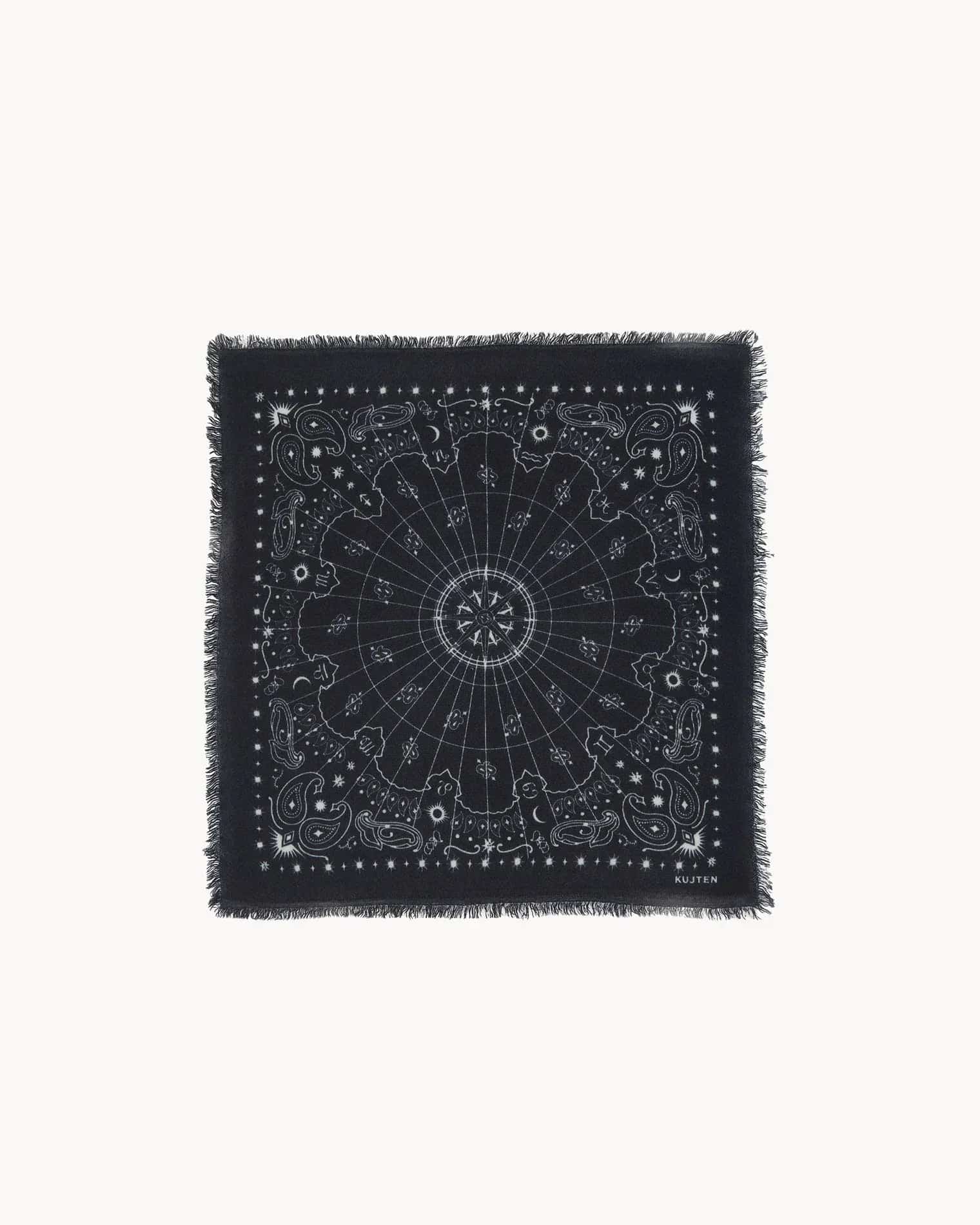Küçük Bandana Hachi Astro Siyah - Bandana