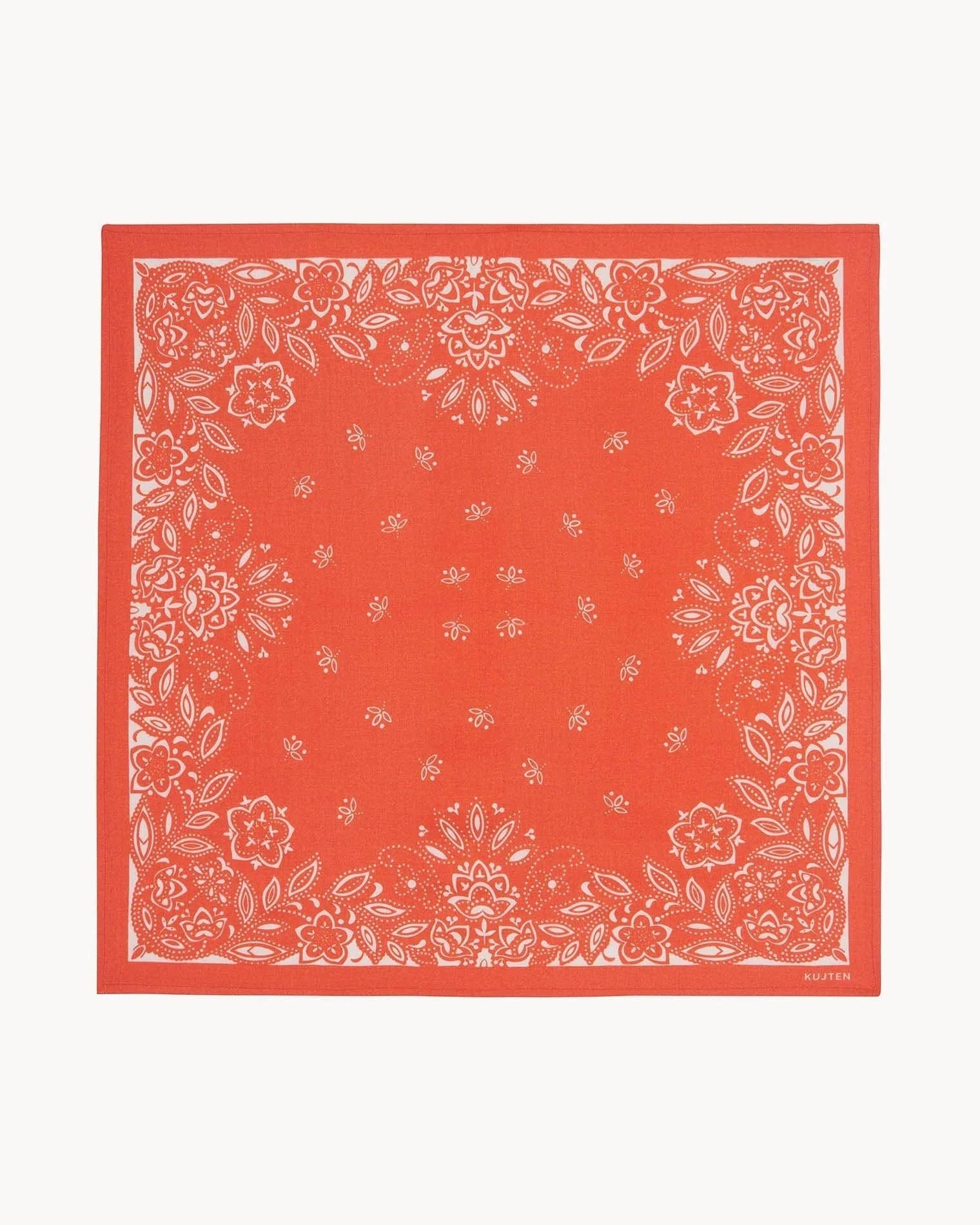 Küçük Bandana Heli Hibiscus Turuncu - Bandana