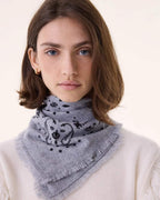 Küçük Bandana Hachi Marl Gri - Bandana