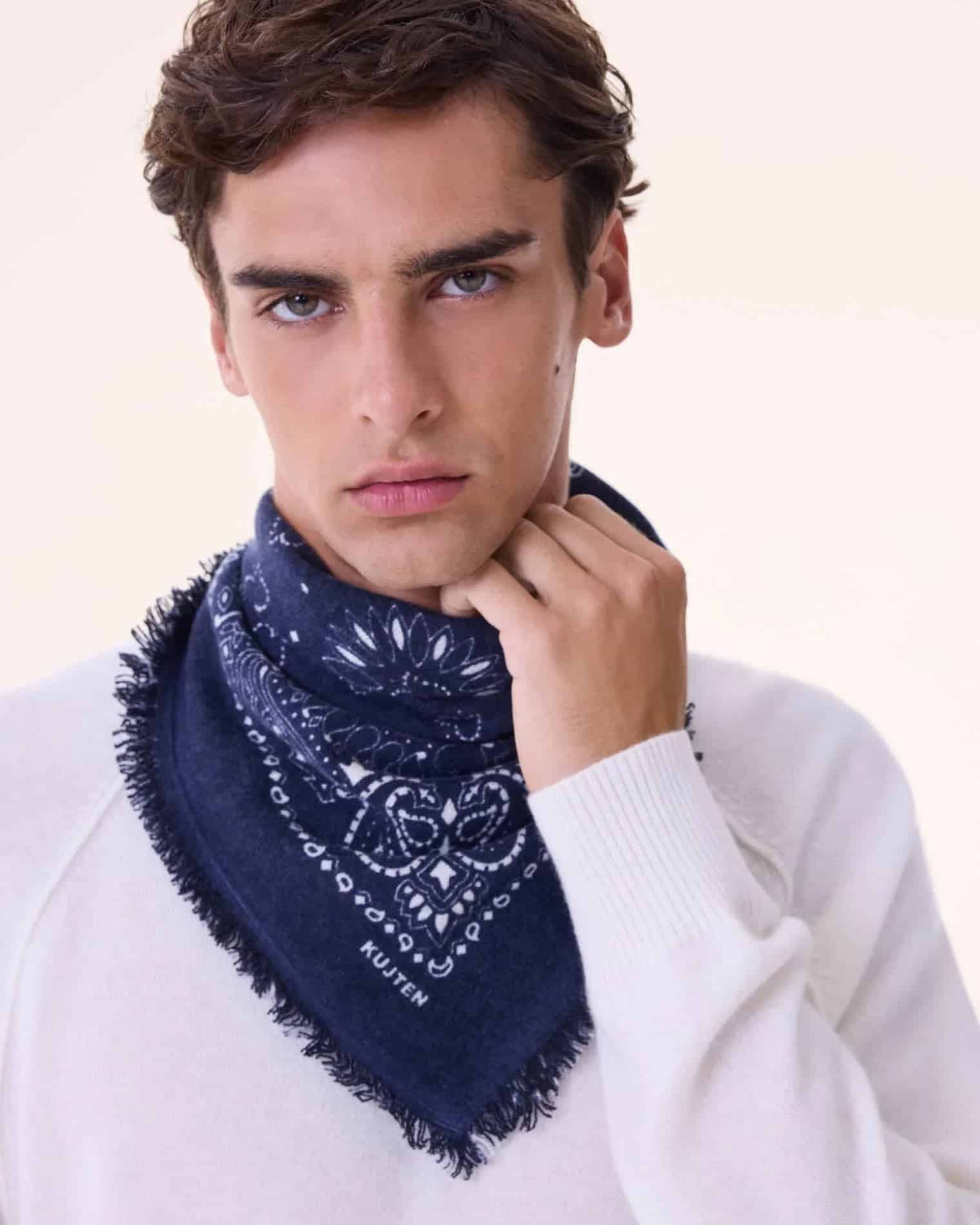Küçük Bandana Hachi Koyu Lacivert - Bandana
