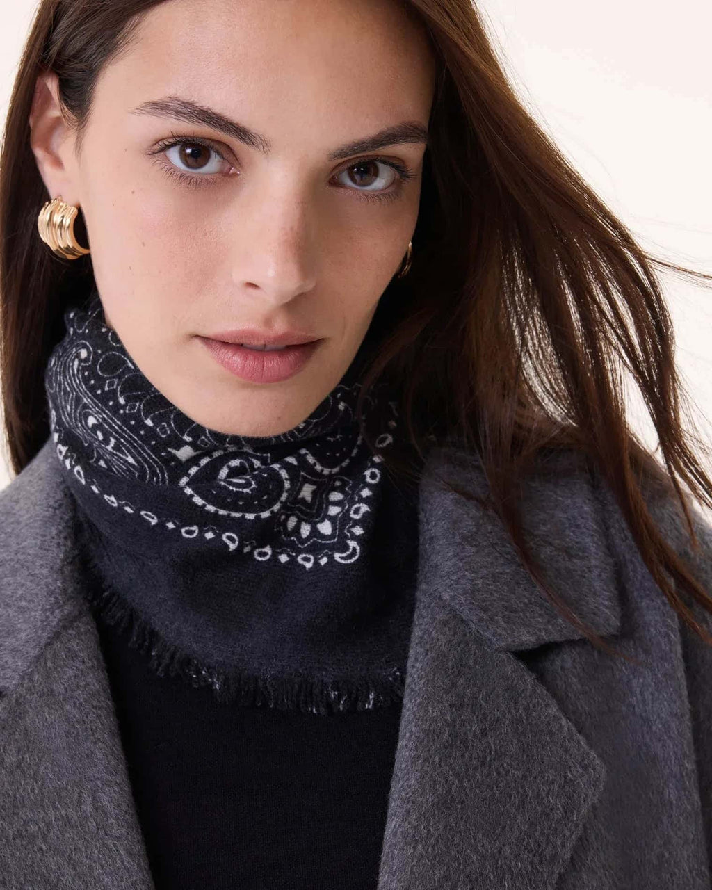 Küçük Bandana Hachi Siyah - Bandana