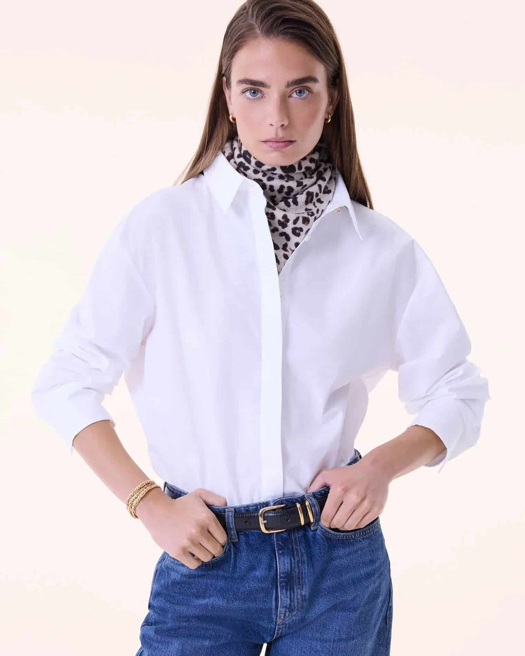 Petit Bandana Hachi Leopar Yulaf - Bandana