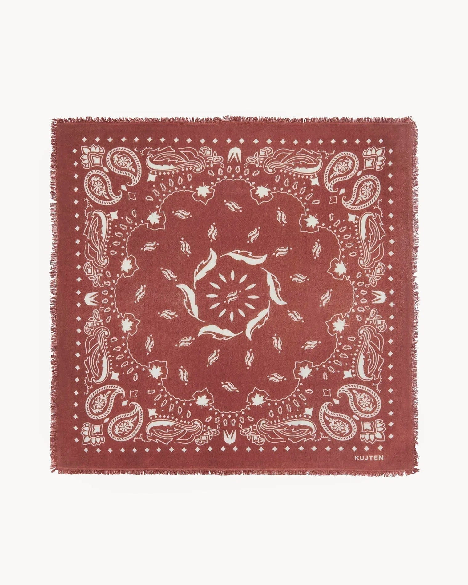 Büyük Bandana Hachiko Tüy Dünya Bordo - Bandana