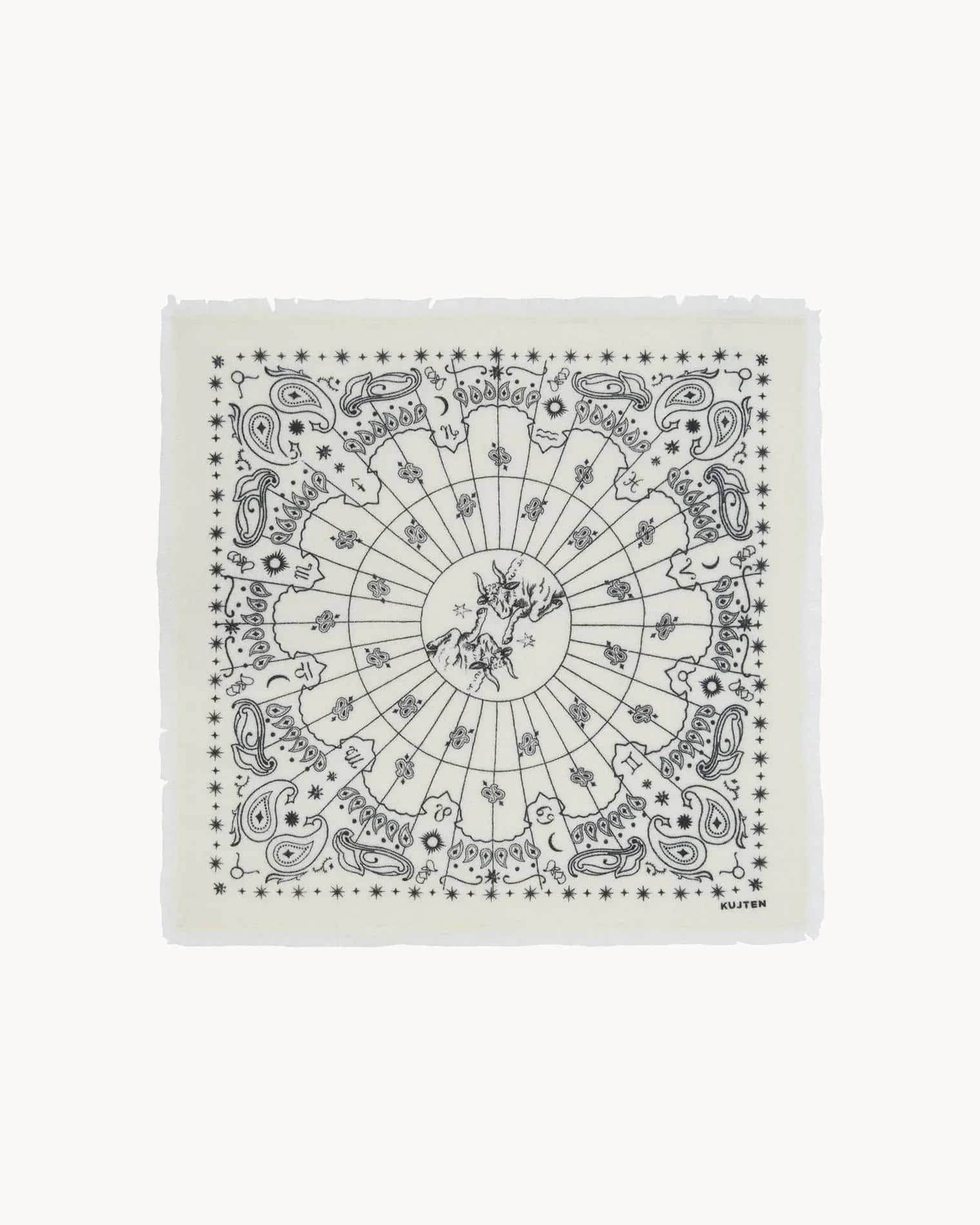 Small Bandana Hachi Sign Taurus - Küçük Bandana Hachi Boğa Burcu İşaretli