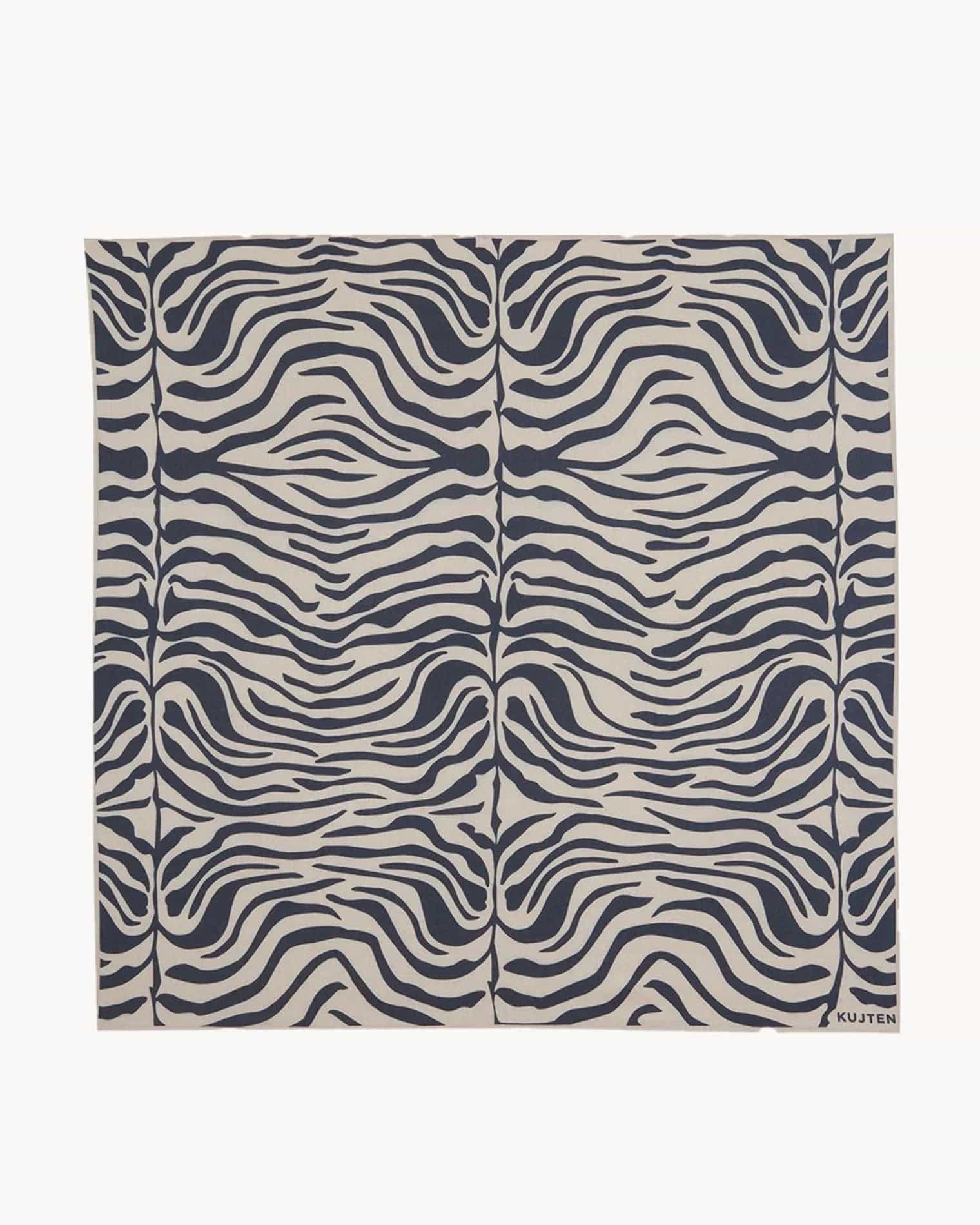 Büyük Bandana Helia Zebra Organik Bej - Bandana