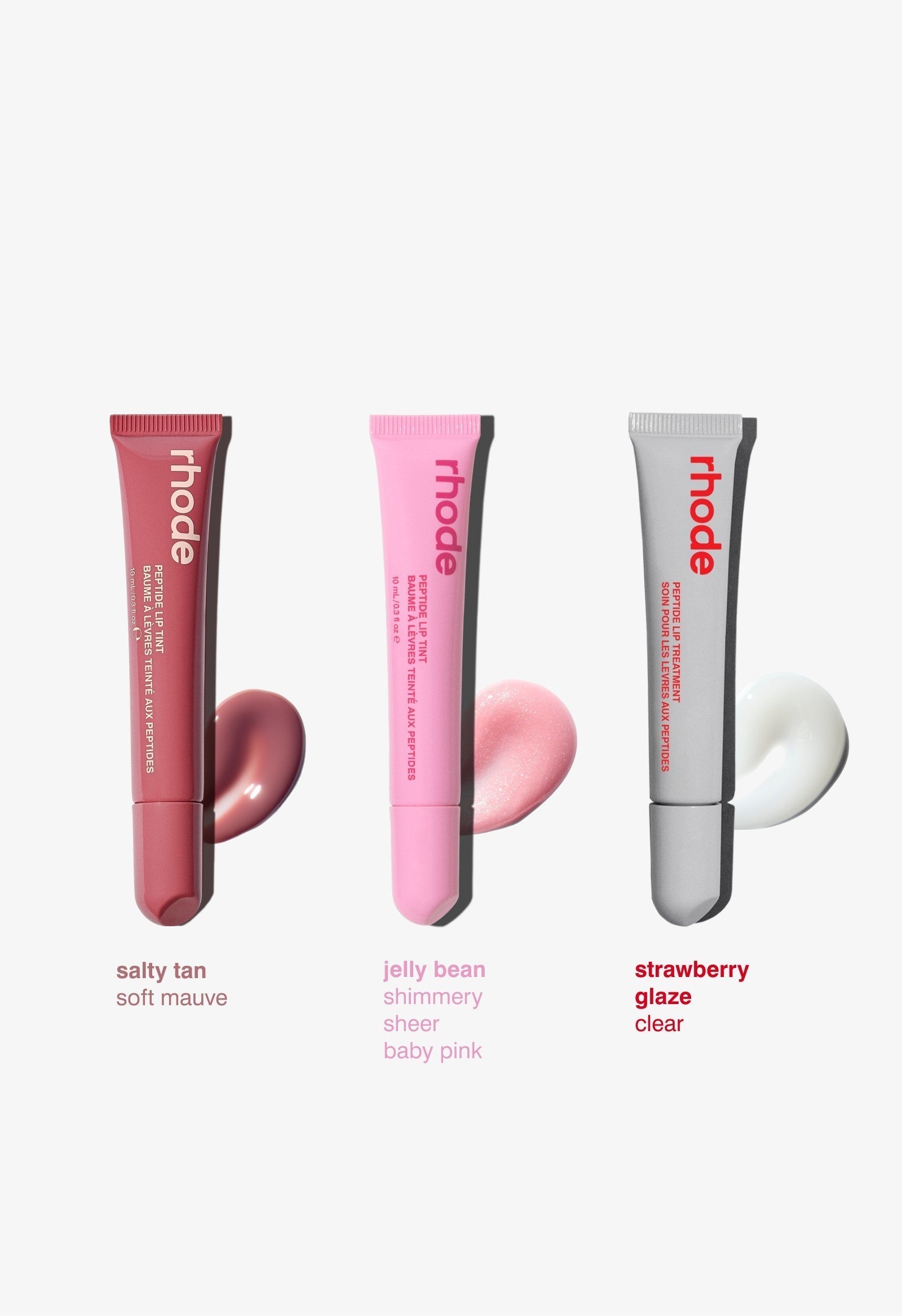 Peptide Dudak Üçlüsü Çilek Sırlı, Jelibon, Tuzlu Ten